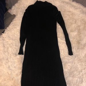 NWOT midi a&f fitted mock neck dress